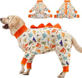 LovinPet Large Dog Pajamas, Anti Licking, Recovery Suit, Lightweight Jurassic by LovinPet