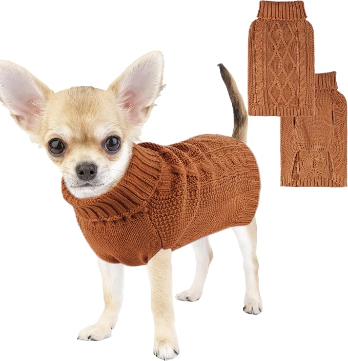 Brown Dachshund Sweater by viunimo