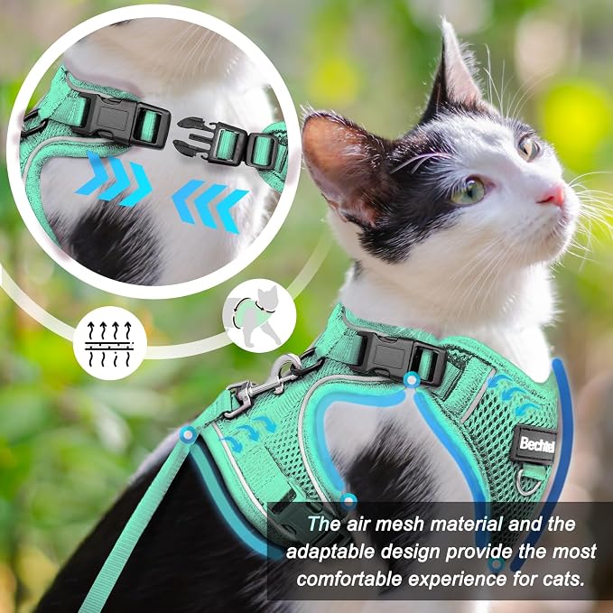 Cat Harness and Leash for Walking, The Upgrade Can be Adjusted in Four - Image 4