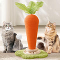 Cute Cat Scratching Post, Carrot Cat Scratcher Post by Kicari
