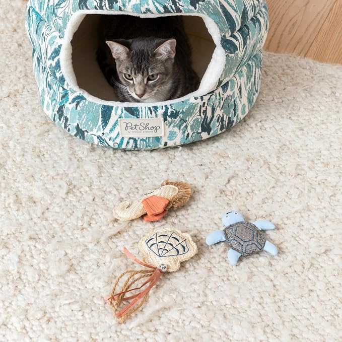 Fringe Studio Vitamin SEA Buds Earth Friendly 3Pcs Mini Cat Toy Set, PetShop - Image 2