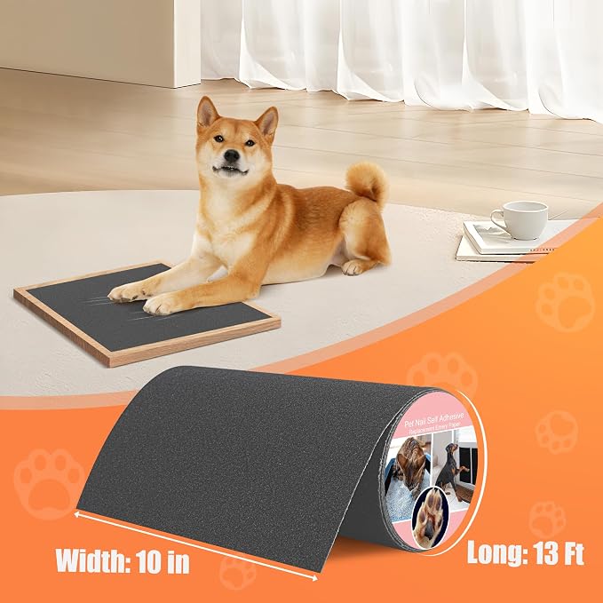 Pet Nail Self Adhesive Replacement Emery Paper Fits Most Dog Scratch Pad Cat - Image 2