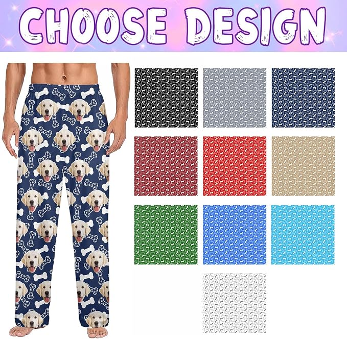 Custom Couple Pajama Pants Sock - Image 2