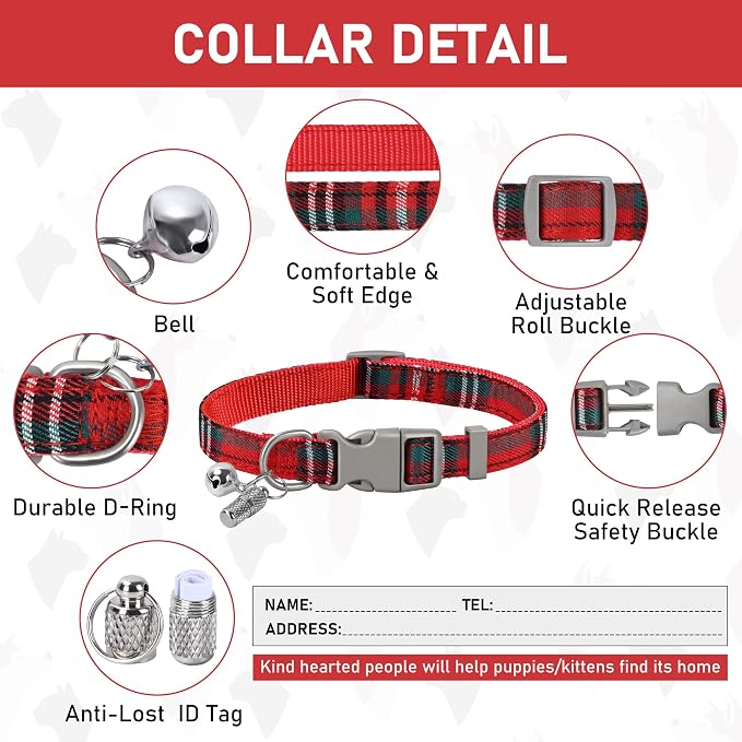 GAMUDA Small Dog Harness Collar and Leash Set, Step in No Chock No Pull Soft - Image 5