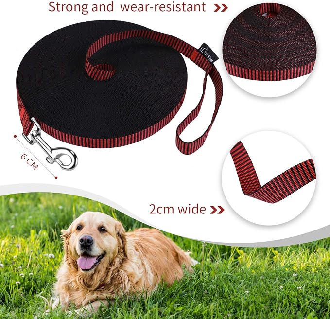 Hi Kiss Dog/Puppy Obedience Recall Training Agility Lead - 15ft 20ft 30ft 50ft - Image 5