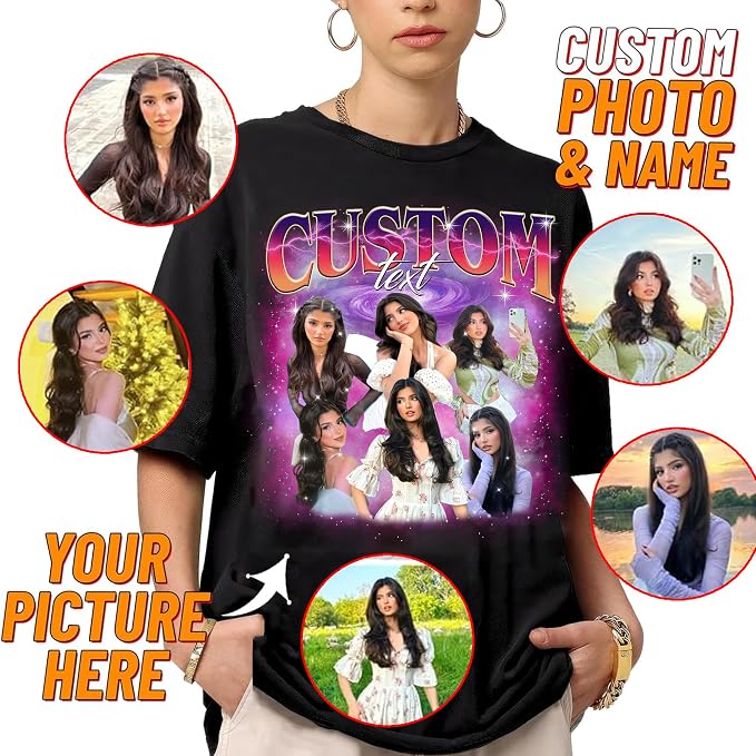 NAZENTI Custom Bootleg Your Own Rap Tee Shirts - Image 4