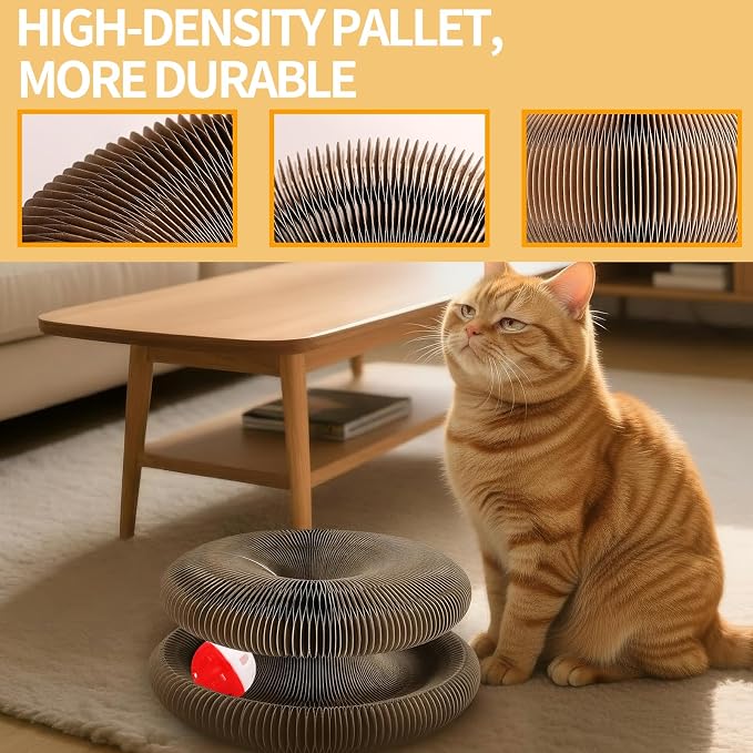 Magic Organ Cat Scratcher Board, Cat Ball Adventure The Ultimate Interactive - Image 4