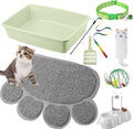 7 Pcs Small Cat Kitten Starter Kit Cat Litter Box by Tioncy