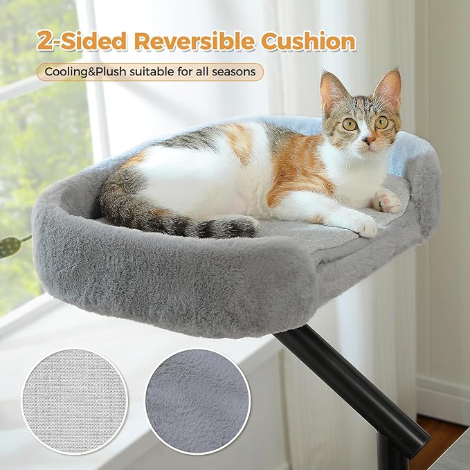 PAWZ Road Cat Desk Bed for Indoor Cats, Cat Bed for Desk Supports Up to 50 lbs - Image 4