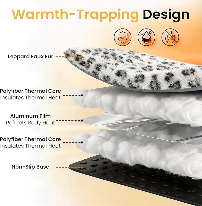 Self Warming Cat Pad for Cats and Dogs, Non Electric Thermal Pet Mat, Washable - Image 8