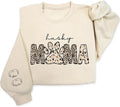 Personalized Dog Breed Mama Sweatshirt, Custom Paw Print Sweater, Cozy Pet by Unknown