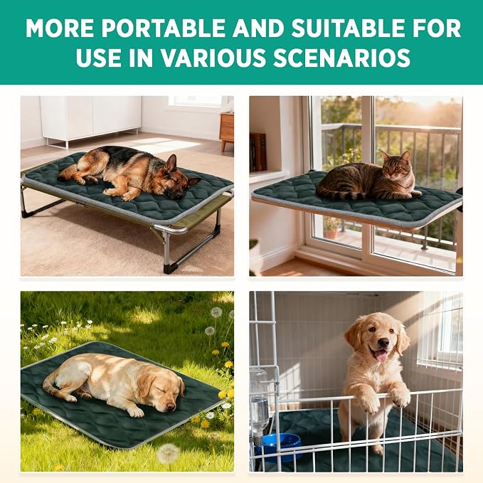 furrybaby Dog Crate Pad for Dog Cages Flat Crate Mat Kennel Pad - Image 10
