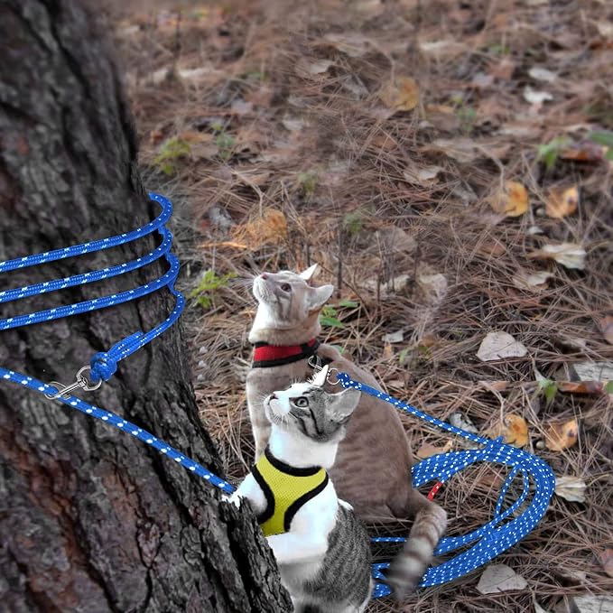 Rypet Reflective Cat Long Leash - 30 FT Escape Proof Walking Leads Yard Long - Image 6