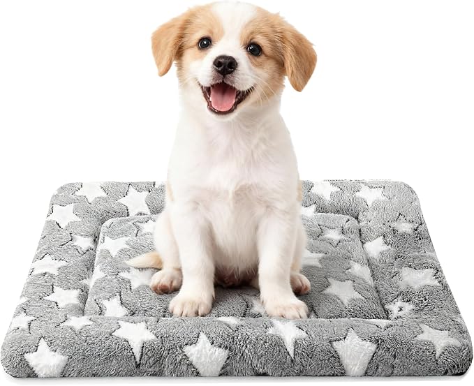 Dog Bed Mat - Comfortable Kennel Pad, Soft Support) by SUNSHE