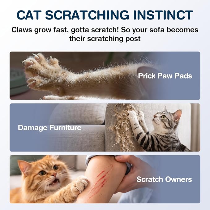 2 Pack Cat Scratcher Mat Roll for Furniture & Couch Protection | Total 157.5" x - Image 9