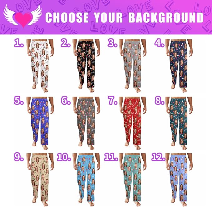 Artsadd Personalized Christmas Pajama Pants Socks - Image 2