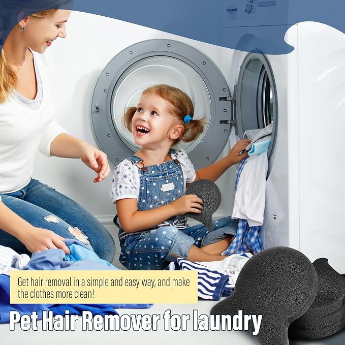 Pet Hair Remover for Laundry, Reusable Dog & Cat Hair Remover Tool, Effectively - Image 2