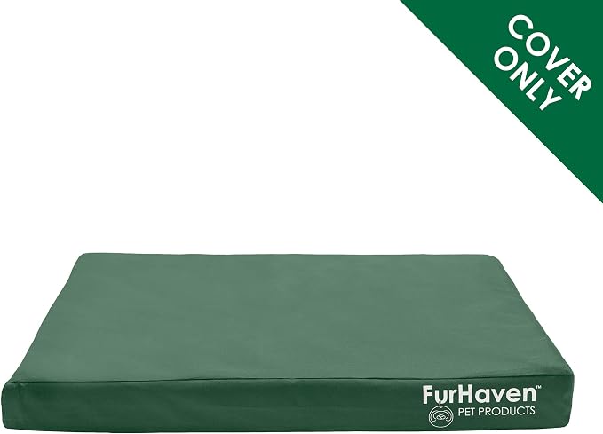 Furhaven Replacement Dog Bed Cover Water-Resistant Indoor/Outdoor Logo Print - Image 2