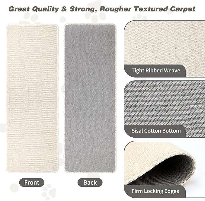 FHTONGE 39.4x15.8 Thickened Cat Wall Climbing Carpet - Image 2