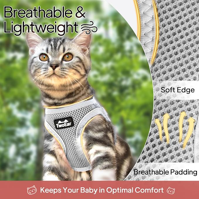 TwoEar Dog Vest Harness Reflective, No-Pull Pet Harness Easy Control - Image 3