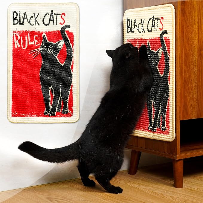 SOLDAY Sisal Cat Scratcher Mat for Floor Wall Carpet Couch Furniture, 22x13 by Solday