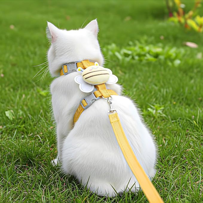 Cat Collar and Leash Set, Escape Proof Adjustable Kitten Harness, Soft - Image 5