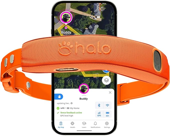 Halo Collar 5 Wireless Dog Fence & GPS Dog Collar, Keep Your Dog Safely by Halo