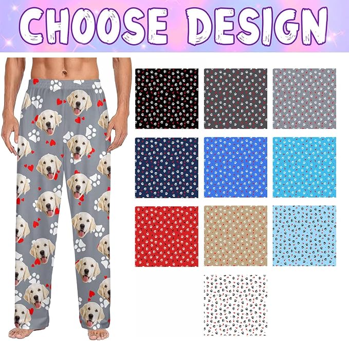 Custom Couple Pajama Pants Sock - Image 2