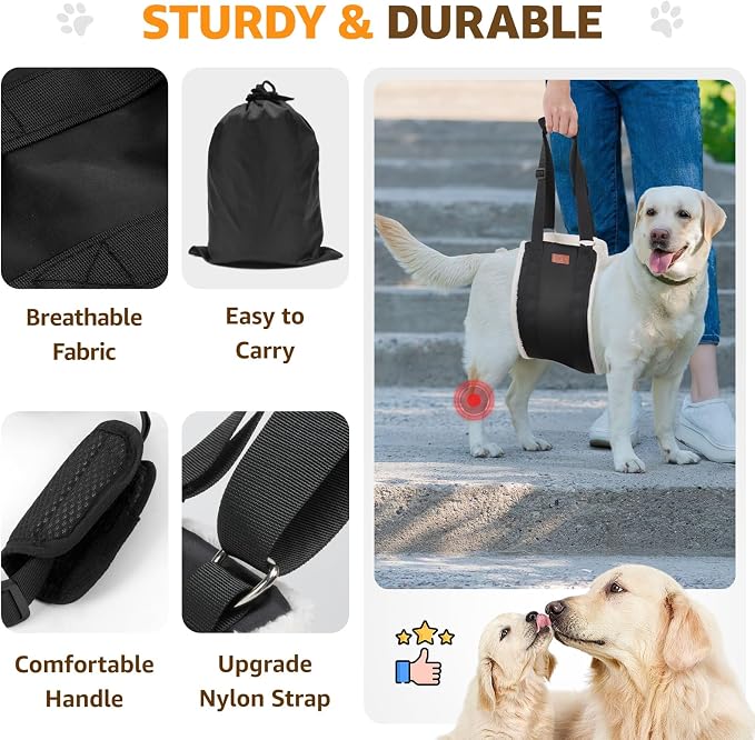 Adjustable Dog Lift Harness Dog Sling - Image 9