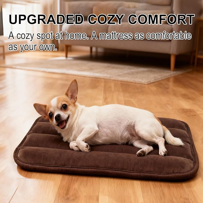 Dog Crate Pad, Ultra Soft & Anti-Slip Kennel Mat, Secure Fit - Image 2