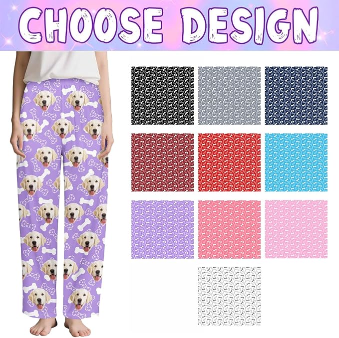 Custom Couple Pajama Pants Sock - Image 2