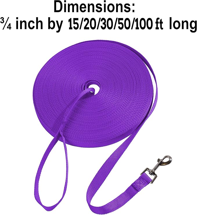 Hi Kiss Dog/Puppy Obedience Recall Training Agility Lead - 15ft 20ft 30ft 50ft - Image 4