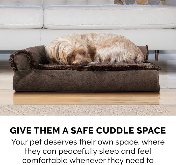 Furhaven Cooling Gel Dog Bed for Large Dogs w/ Removable Bolsters & Washable - Image 9