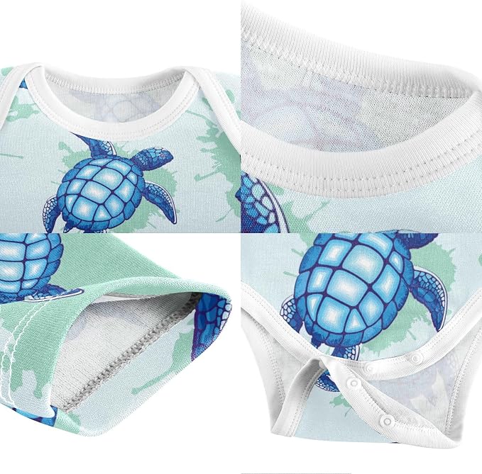Baby Clothes Set Infant Bodysuits Pants Sets 0-24M - Image 4