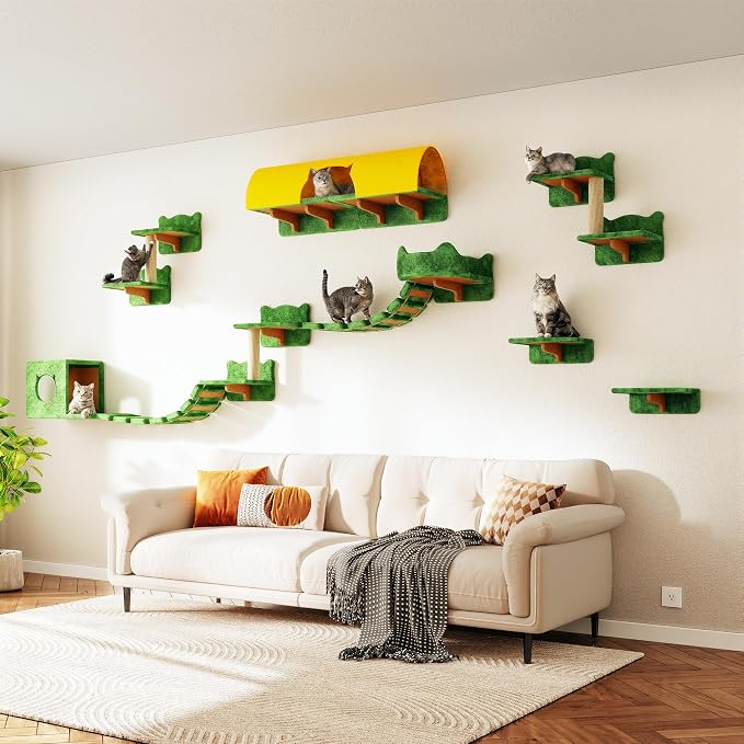 Cat Wall Shelves, Wall Mounted Cat Shelf Furniture by Homiflex