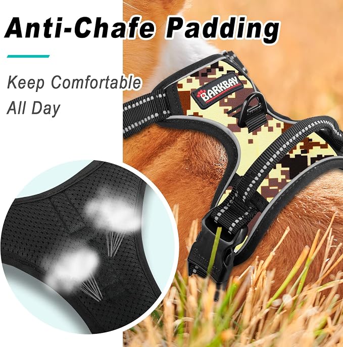 BARKBAY No Pull Dog Harness Large Step in Reflective Dog Harness - Image 2
