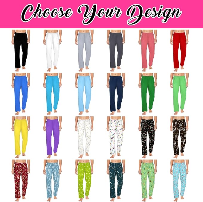 Custom Couple Pajama Pants Sock - Image 2