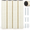 4 PCS M8 Cat Scratching Post Replacement, 15.7 x 3.1 Inch Sisal Pole Cat Tree by LifeIdeas