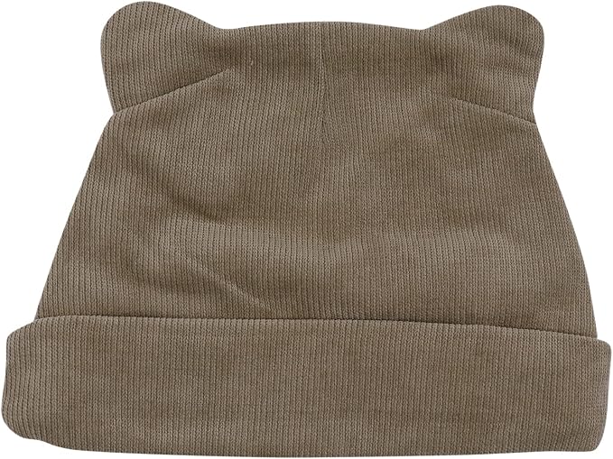 Women's Teen Girls Knitted Cat Kitty Cuffed Beanie Hat Winter Outdoor Stretchy - Image 5