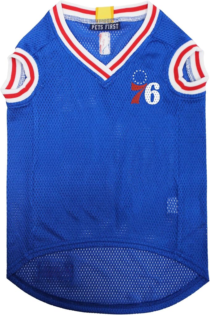 Pets First NBA Philadelphia 76ERS Dog Jersey, Large - Image 2