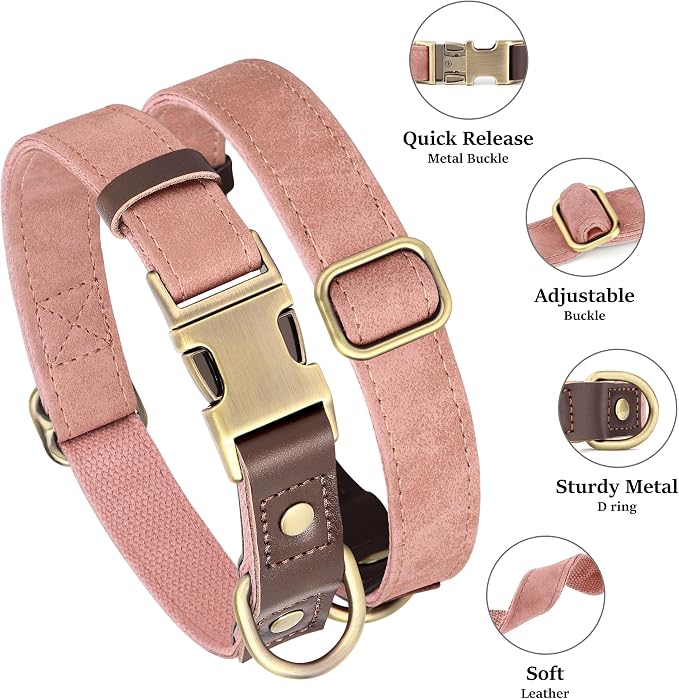 Didog Soft PU Leather Dog Collar - Image 2