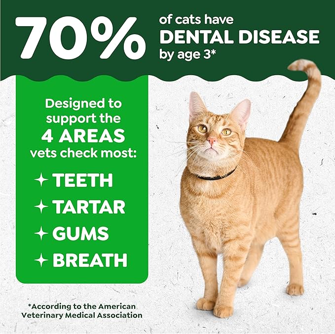Greenies Cat Treats, Feline Veterinarian-Recommended Adult Natural Dental Cat - Image 2