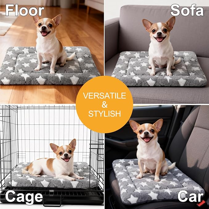 Dog Bed Mat, Reversible Crate Pads - Image 6