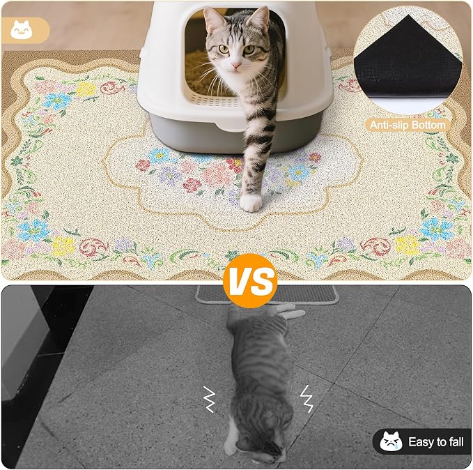 Glittme Premium Cat Litter Mat 33"x22" - Image 6