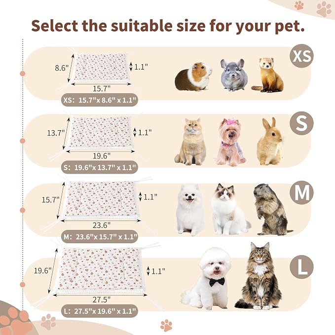Reversible Silent Cat Bed Self Warming Pet Pad Thin Style Mat Washable Cushion - Image 4