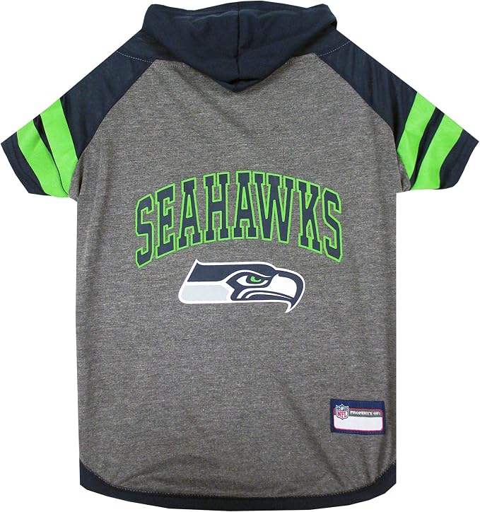 Seattle Seahawks Hoodie Tee Shirt by PETSFIRST