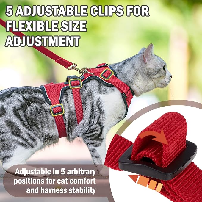 PUPTECK Cat Harness and Leash Set Escape Proof - Image 4