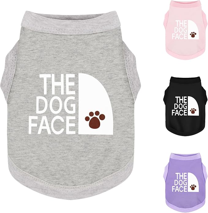 Personality Canine Attire: Soft, Lightweight Cotton Dog Clothes by Paiaite