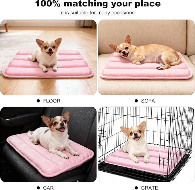 Dog Crate Pad, Ultra Soft & Anti-Slip Kennel Mat, Secure Fit - Image 8