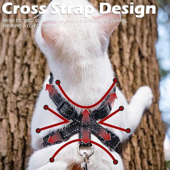 EXPAWLORER Cat Harness and Leash Set - Image 5
